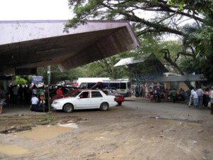 The border of Costa Rica with Nicaragua. The border of Costa Rica with Nicaragua.