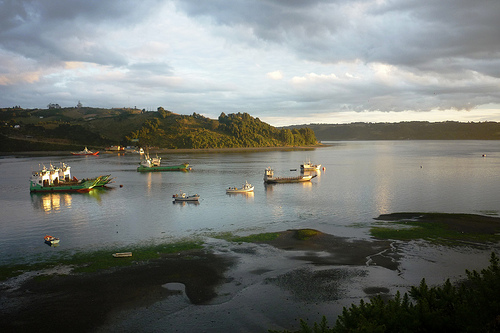 Beautiful scenes in Dalcahue, Chiloe, Chile. Beautiful scenes in Dalcahue, Chiloe, Chile.