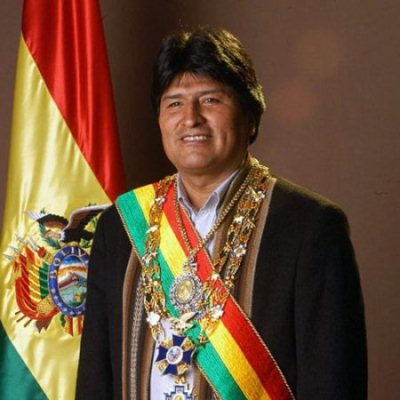 Evo Morales, the Bolivian president.