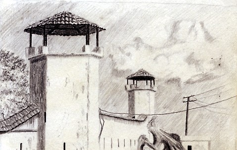 Sketch of a Spanish Fort in Granada, Nicaragua