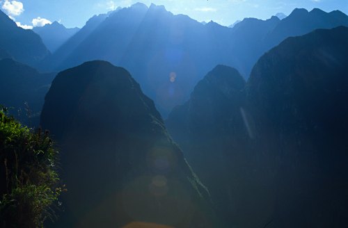 The view from Machu Picchu.