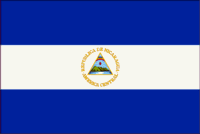 Nicaragua's national flag.