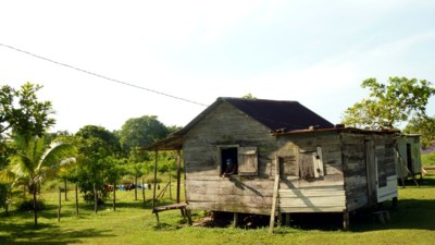 One of the poor houses of Nicaragua's Pearl Lagoon. One of the poor houses of Nicaragua's Pearl Lagoon.