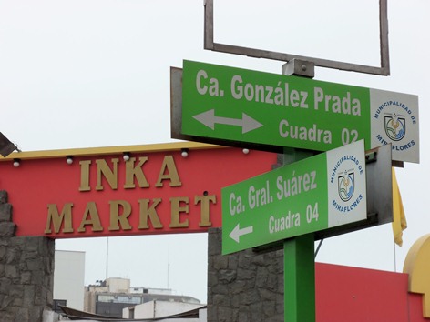 The Inka souvenir market in Lima. The Inka souvenir market in Lima.