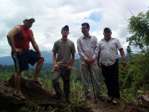 The guys and I on the walk to El Mozote The guys and I on the walk to El Mozote