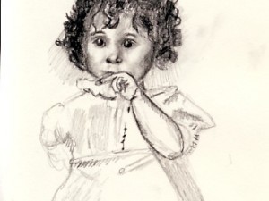 Drawing of a Young Girl