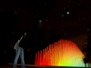 It holds the largest collection of Peru's fountains, I'd say.