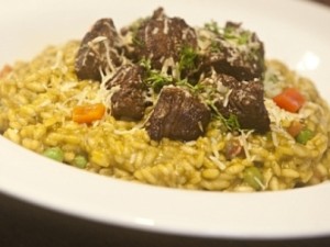 Restaurante Akipa's risotto de seco.