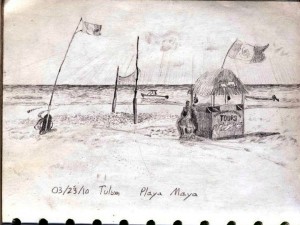 Sketch of Playa Maya, Tulum
