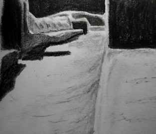 Sketching Chan Chan in Peru