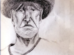 A Sketch of a Mexican Man