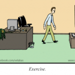 Office exercise is necessary, I think.